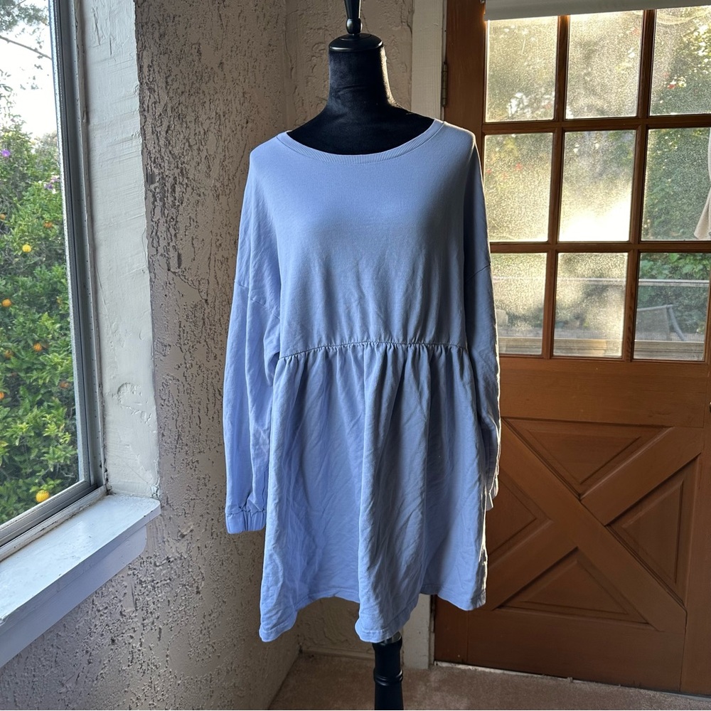 ASOS Curve Light Blue Mini Dress